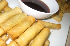 Finger Food Mini Veg Spring Rolls Veg - Spit Roast Catering Melbourne